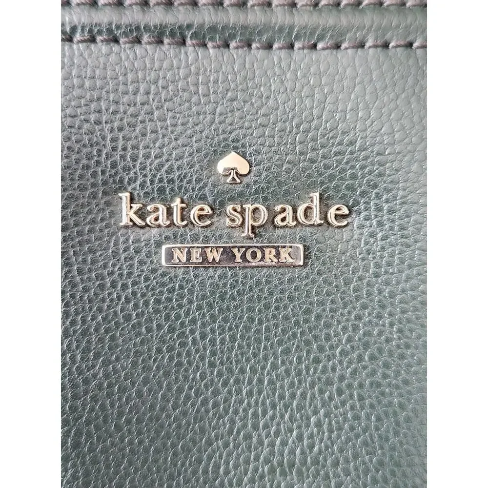 Kate Spade Patterson Drive Small Dome Leather Satchel Handbag Spruce Green - Picture 5 of 13
